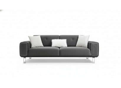 Luxury Sofa Design Three-Seater Modern Couch Gray Sofas Furniture Upholstery Loft New