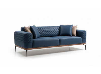 Design three-seater modern couch blue couches luxury sofa furniture upholstery loft new