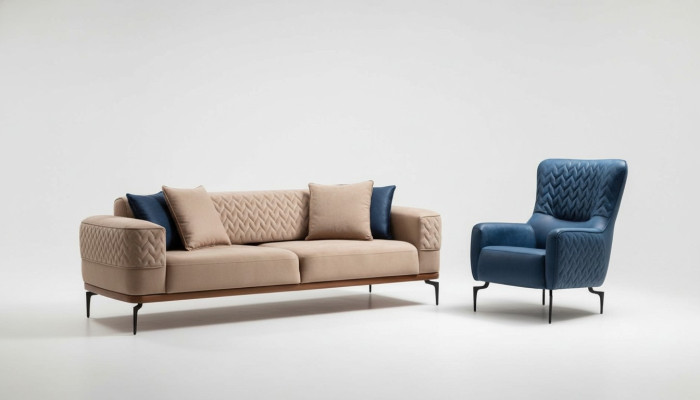 Luxury Sofa Set Sofas Armchair 3+1 Seater Modern Set Design Group