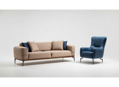 Luxury Sofa Set Sofas Armchair 3+1 Seater Modern Set Design Group