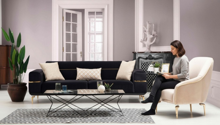 Sofa suite sofa set sofas 3+1 seat armchair furniture upholstery designer couches