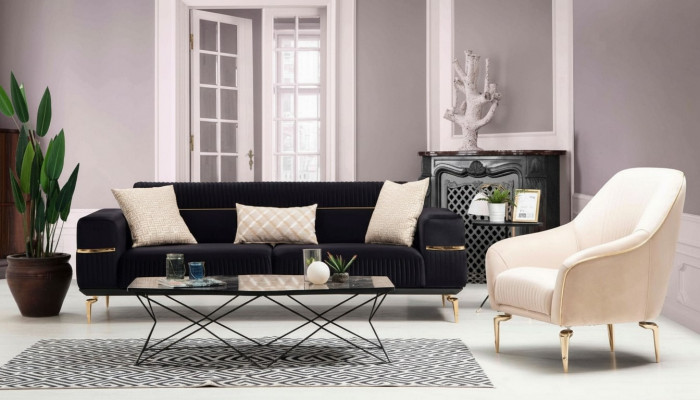 Sofa suite sofa set sofas 3+1 seat armchair furniture upholstery designer couches