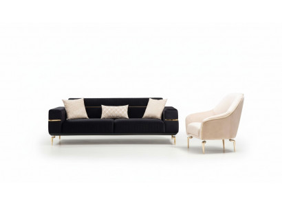 Sofa suite sofa set sofas 3+1 seat armchair furniture upholstery designer couches