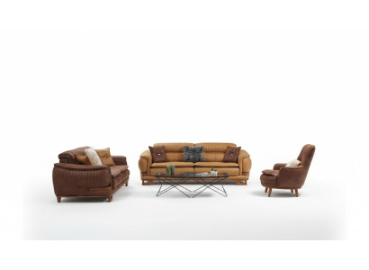 Sofa Set Complete Couch Set 3+3+1 Seater Armchair
