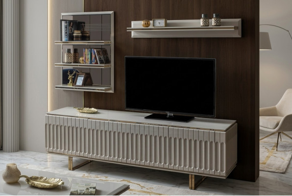 Luxury TV Stand, Living Room RTV Lowboard Sideboard, Dresser, Modern New Wall Unit