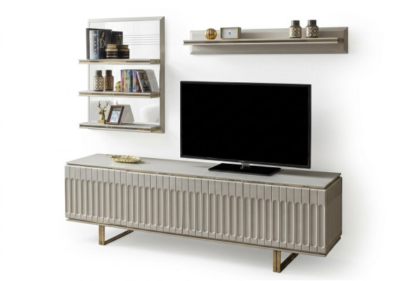 Luxury TV Stand, Living Room RTV Lowboard Sideboard, Dresser, Modern New Wall Unit