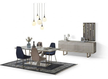 Dining set, dining room, dining table, sideboard, dining chair, dining group, dining nook, 6-piece set