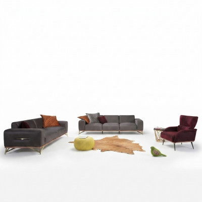 Sofa set suite sofa armchairs sofas complete couch suite set seater fabric