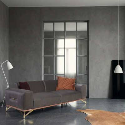 Three-seater sofa 3-seater luxury sofas living room furnishings modern fabric design