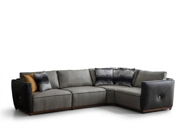 Living room corner sofa L-shaped sofa corner fabric sofa luxury fabric corner suite new