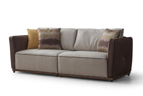 Two-seater sofa luxury 2 seater sofas seat living room modern polyester fabric new