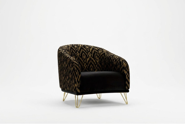 Armchair Sofa Single Seater Relax 1 Seat Club Chair Fabric Modern Living Room Velvet New