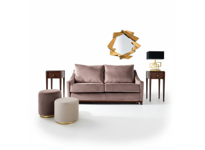 Living room set sofa couch side table stool sofas couches furniture textile 3-piece.
