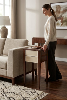 Side table, end table, coffee table, table, coffee table, wooden table, wooden table, new.