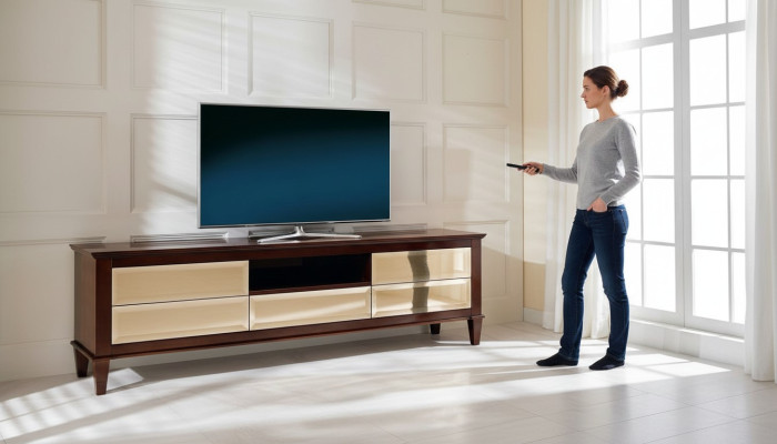 Lowboard TV stand sideboard dresser living room modern wood design furniture