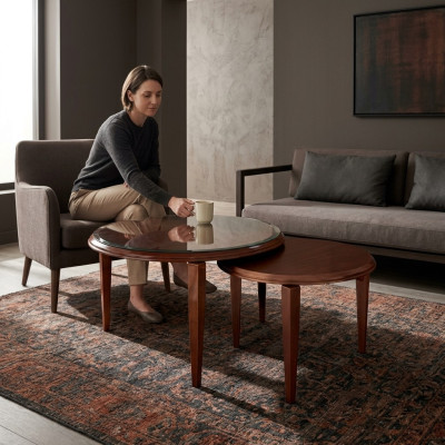 Coffee table, side table, table, coffee, wooden table, round tables, wooden tables, furniture, new