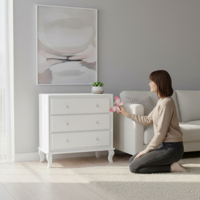 Children's dresser sideboard cabinet for children’s room modern wooden dressers