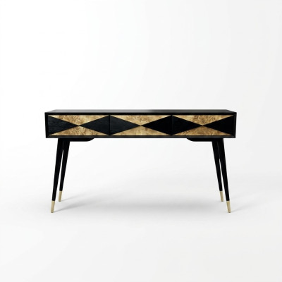 Luxury console table table console sideboard side table wood modern gold design