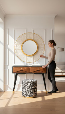 Console table table console chest side table wood modern luxury brown design