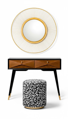 Console table table console chest side table wood modern luxury brown design