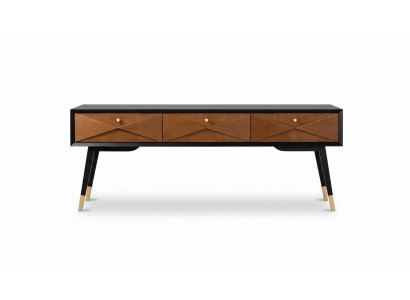 Console table desk console chest of drawers sideboard wood modern luxury brown design new