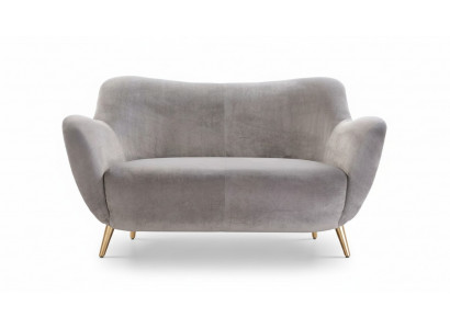 Two-seater sofa 2-seater sofas fabric living room polyester modern gray luxury new