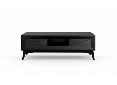 Lowboard TV stand sideboard table living room modern wood black design