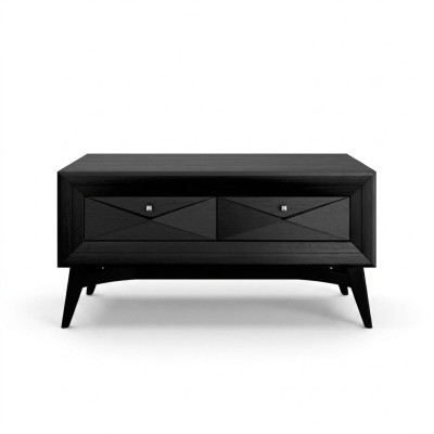 TV stand lowboard sideboard table living room modern wood black design