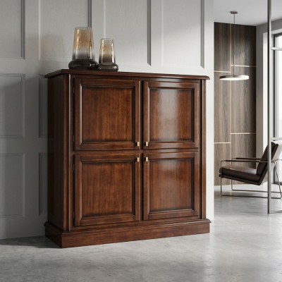 Dresser Luxury Cabinet Cabinets Dressers Living Room Wood Classic Design Brown
