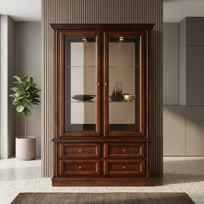 Showcase cabinets furniture classic style showcases living room sideboard glass wood