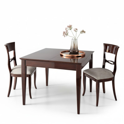 Dining room table dining table high gloss table wood dining corner dining room extendable new