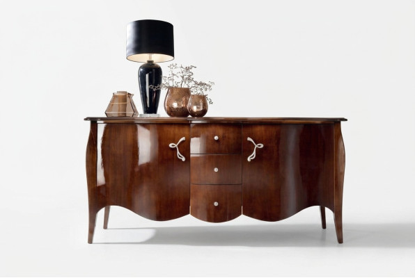 High-quality sideboard cabinet luxury cupboard cabinets living room wood brown new