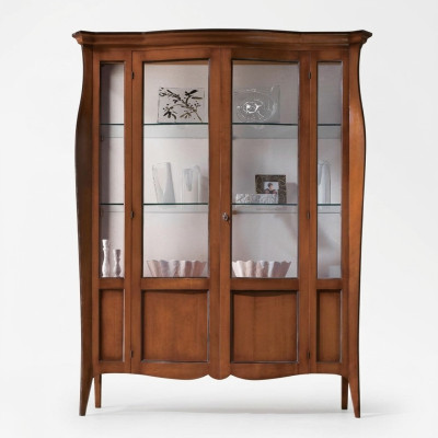 Display cabinets display cabinet wood glass furniture living room classic sideboard