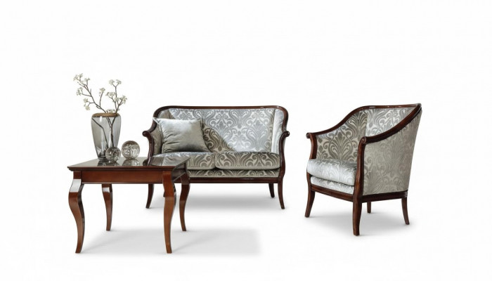 Sofa Set Sofa Suite Armchair Luxury Coffee Table Set Living Room Furniture 3-piece.