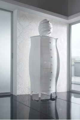 Luxury dresser cabinets wooden bedroom modern design white style large