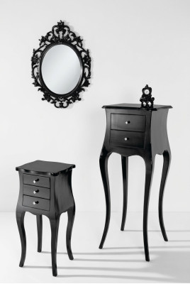 Side table coffee table tables living room luxury black table classic furniture