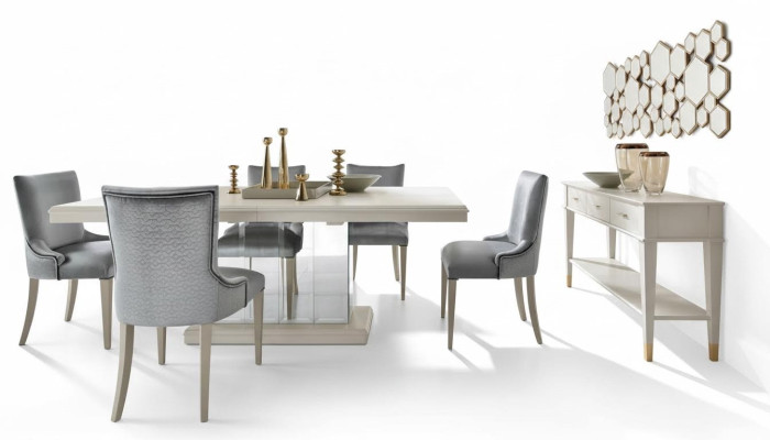 Table Columns Dining Room Table Dining Set Dining Table Chair Dining Group Chairs 6-piece.