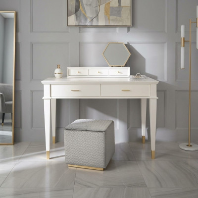Dressing table console table console table luxury wood bedroom white modern
