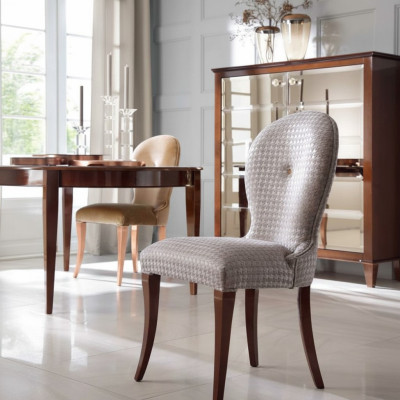 Luxury dining room chair chair armchair seat dining chairs wood modern gray