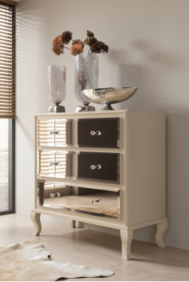 Chest Sideboard Cabinet Designer Luxury Cabinets Chests Modern Beige Design
