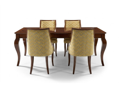 High-gloss Table Dining Room Table Tables Dining Table Brown Luxury Dining Room Wood New
