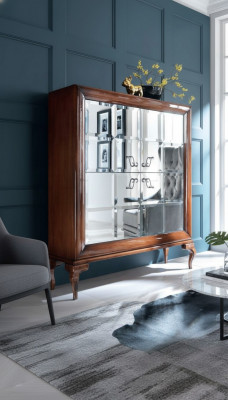 Dresser cabinets chests wood luxury sideboard living room furniture cabinet brown.