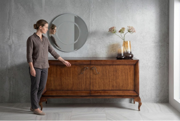 Brown sideboard dresser cabinets dressers wood luxury living room furniture cabinet