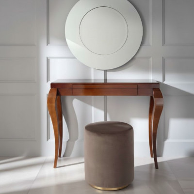 Console table stool dressing table sideboard wood brown furniture tables 2-piece set