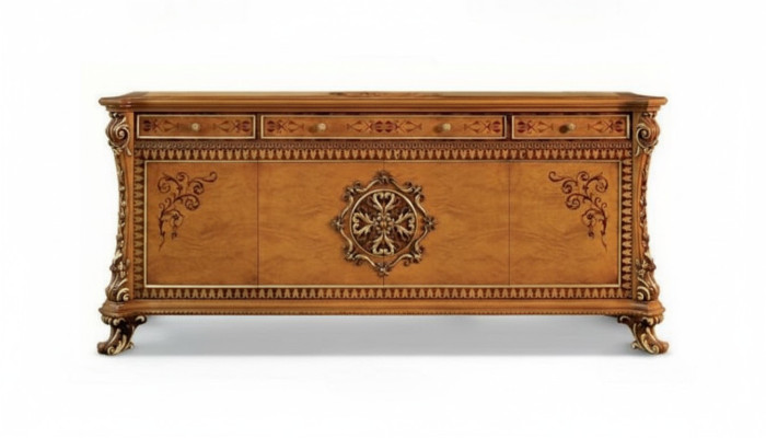 Luxury dresser XXL sideboard dressers wood sideboard furniture cabinet brown