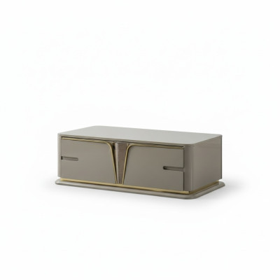 Modern coffee table, living room furniture, stainless steel furniture, wood design, beige