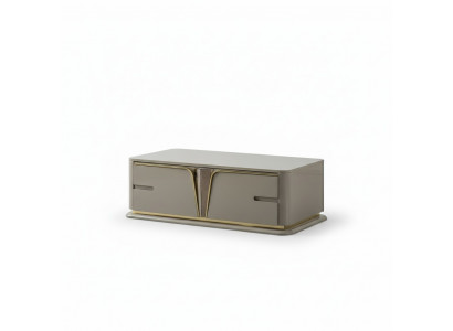 Modern coffee table, living room furniture, stainless steel furniture, wood design, beige