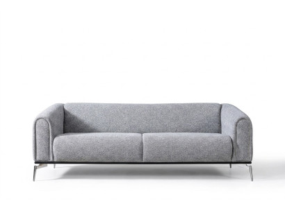 Three-seater sofa 3-seater sofas seat fabric gray living room modern luxury