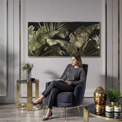 Armchair Wingback Armchair Cocktail Chair Fabric Living Room Polyester Grey Seat