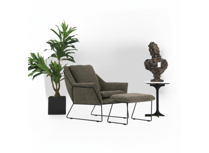 Modern Green Armchair Cocktail Chair Wing Chair Living Room Furniture Design